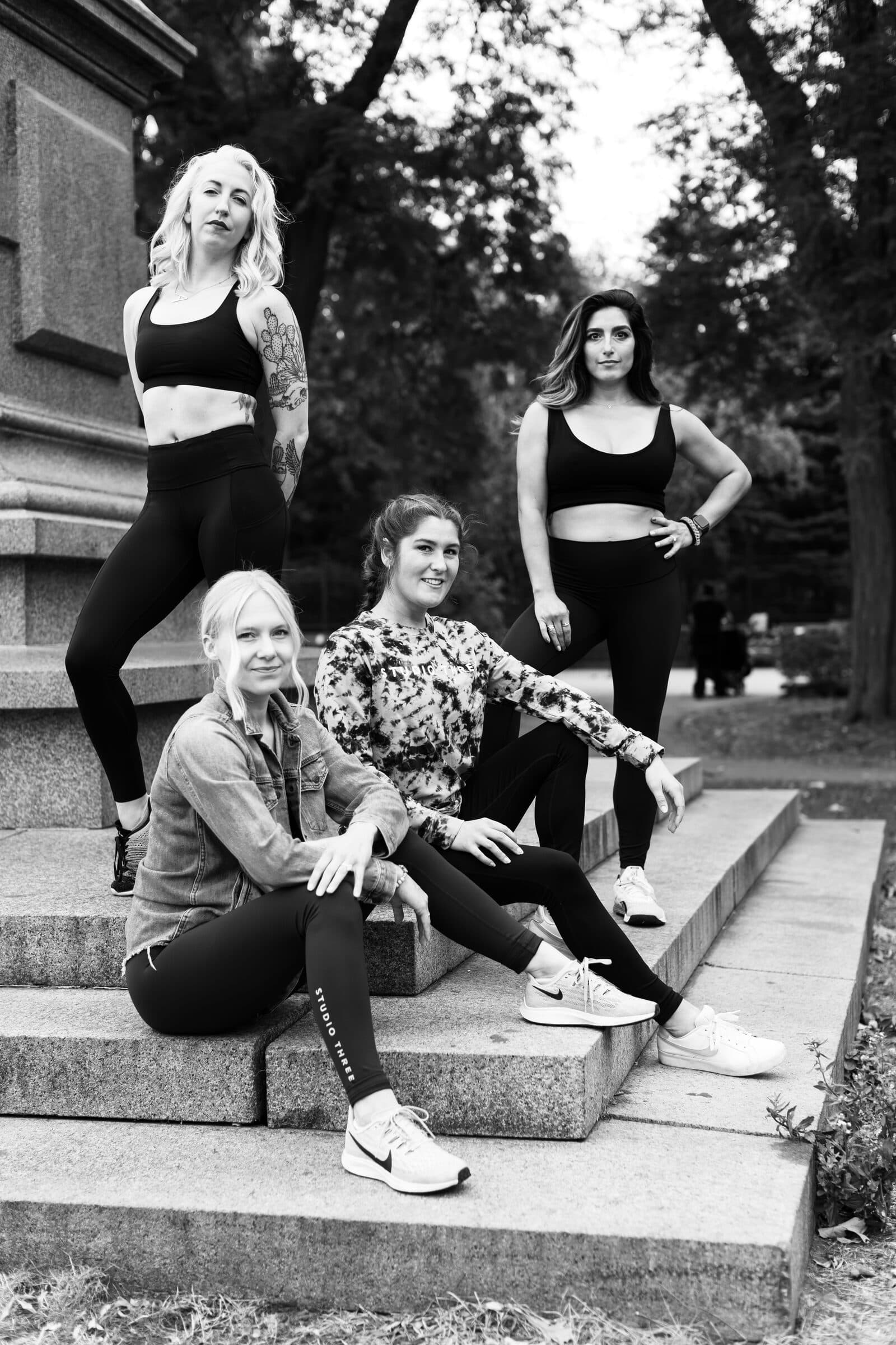 Studio Three instructors, photographed by Drew Templeton