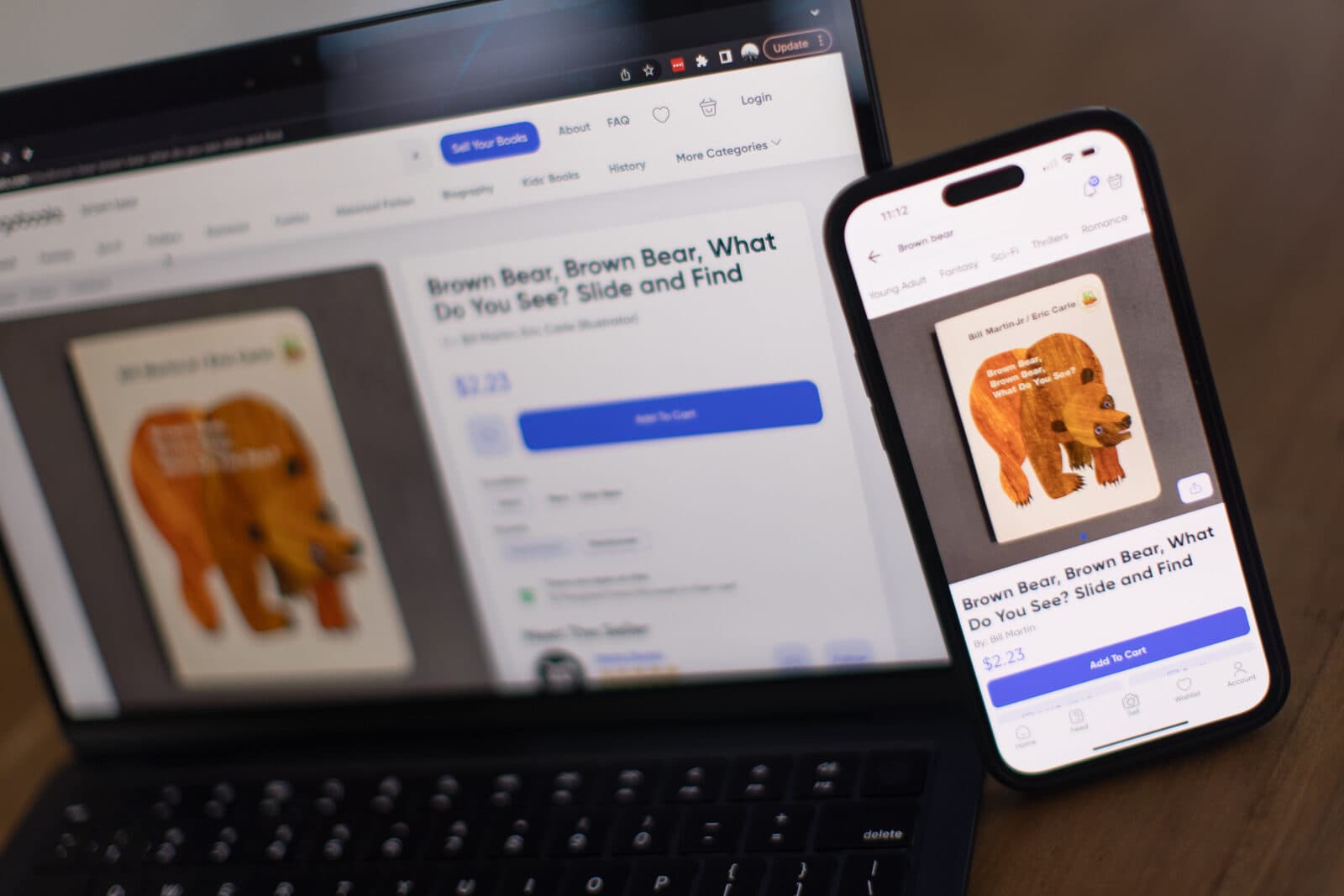 PangoBooks app — seller shop