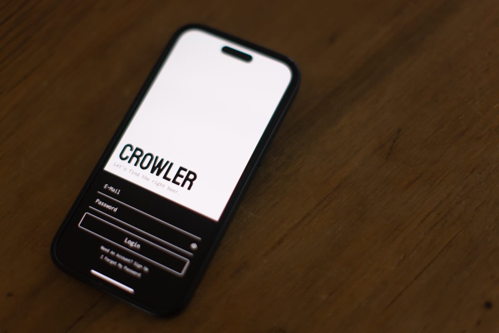 Crowler app — home